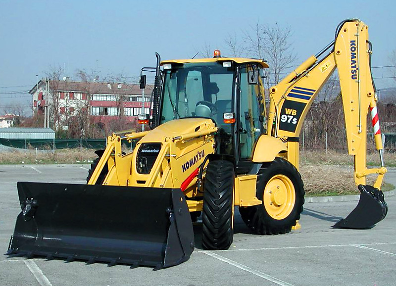 Многофункциональный экскаватор-погрузчик Komatsu WB97S